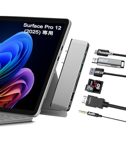 Amazon | マイクロソフト Surface USB-C トラベル ハブ 161-00006